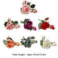 thumbnail image 4 of Naiovety Ramo de rosas artificiales, flores falsas de seda para decoración del hogar, fiesta de boda Decoración No.03, 4 of 6