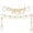 Silver and Gold, variant on KatchOn, Pre-Strung Gold and Silver Glitter Engaged Banner - 2 String, 10 Feet, No DIY | Engagement Party Decorations | Banner for Bachelorette Party Decorations, Engagement Decorations
