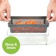 thumbnail image 3 of 14-Piece Verdura Multi-Function Kitchen Chopper / Slicer Cortador de verduras Procesador de alimentos Cortador de datos ondulado Dados Separador de rejillas Innova Imports 37857, 3 of 5