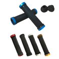 thumbnail image 5 of Soidarity Goma bicicleta de montaña bicicleta ciclismo manillar empuñaduras bloqueo dorado azul negro rojo blanco Ciclismo Azul Soidarity OD009986-02, 5 of 5