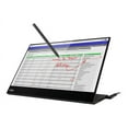 thumbnail image 2 of Lenovo ThinkVision M14t - LED monitor - 14" - portable - touchscreen - 1920 x 1080 Full HD (1080p) @ 60 Hz - 300 cd/m�� - 700:1 - 6 ms - 2xUSB-C - raven black, 2 of 11