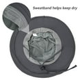 thumbnail image 6 of HOMEYA Mosquito Mesh Sun Hat with Head Net Outdoor Wide Brim, Bee Bug Protection for Fishing Hiking Gardening, 6 of 9