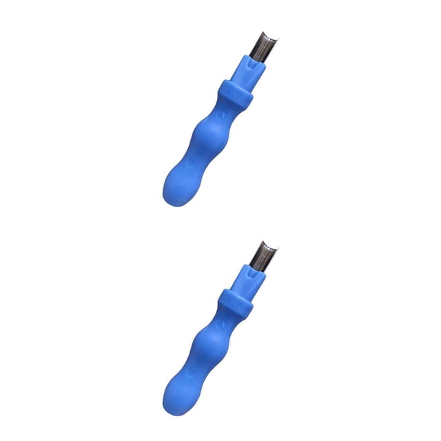 Yuarrent Lámpara de neón dividida Herramienta de mano Tira de silicona Recorte Cuchillo para tallar cuchillo para filetear 2Conjunto