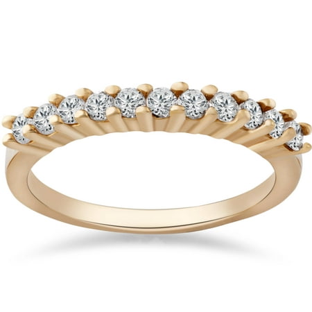 1 2 ct Diamond Ring  14k Yellow Gold Womens Wedding  Band  