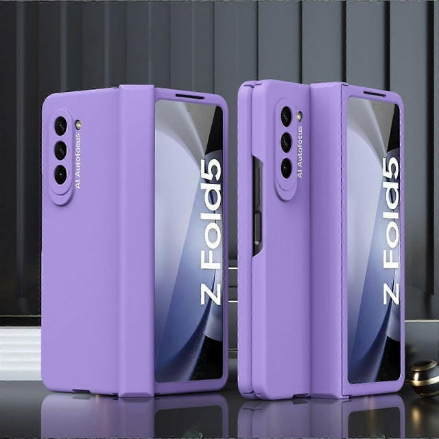 for Samsung Z Fold 5 Case with Hinge Protection & Screen Protector, Matte Hard pc Shockproof Full Body Protection Cover Galaxy Z Fold 5