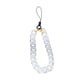 thumbnail image 5 of Pulsera de teléfono antipérdida, llavero acrílico, decoración, colgante de moda para teléfono Blanco, 5 of 9