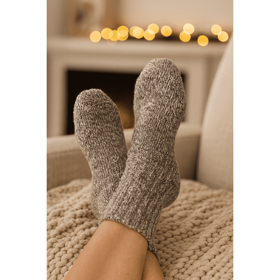 Women’s Heather Gray Ankle Socks 3-Pair Cotton Blend Comfort Fit | Stocking Stuffers Ideas