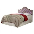 thumbnail image 3 of Furniture of America Binah Fabric Tufted Twin Headboard with LED in Brown, 3 of 7