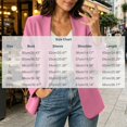 thumbnail image 4 of FAHUOMU Plus Size Blazer For Women Collarless Long Sleeve Open Front Jackets Classic Work Business Casual Suits, 4 of 10
