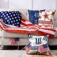thumbnail image 5 of 250 Anniversary Usa 4Th Of July Independence Day Decorations Red, White Blue American Independence Day Linen Pillowcase Home Decoration Living Room Bedroom Pillow Cushion Cover, 5 of 8