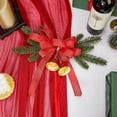 thumbnail image 4 of Guanhe Christmas Chair Bow Decoration, Chair Sashes Include Red Ribbons and Berries Pine Chair Sashes for Christmas Events Banquet Home Kitchen Decoration, 4 of 6