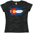 thumbnail image 3 of Inktastic Colorado Flag Distressed Look Women's T-Shirt, 3 of 5