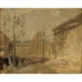 thumbnail image 2 of Frank Edwin Scott 18x15 Gold Ornate Wood Frame and Double Matted Museum Art Print Titled - Place from Madeleine No. Yl, 2 of 4