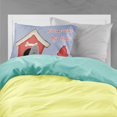 thumbnail image 2 of Dog House Collection Poodle Silver Fabric Standard Pillowcase, 2 of 2