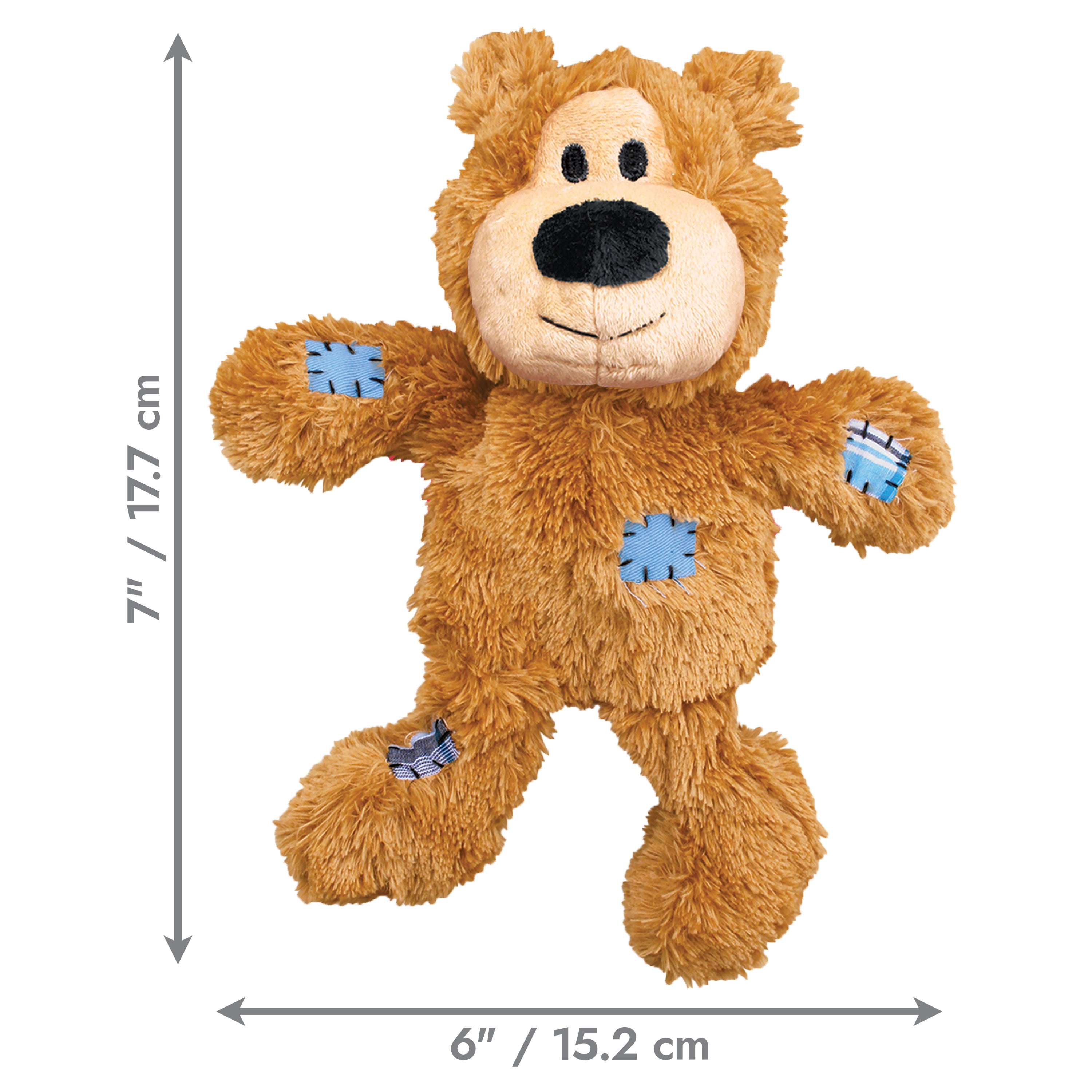 KONG® Wild Knots Internal Knotted Rope Skeleton Dog Toy, Bear, Small/Medium