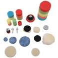 thumbnail image 1 of Polishing Wheel Buffing Car Beauty Waxing Car Polishing Pad Set Polishing Buffer Waxing Buffing Pad, 1 of 5