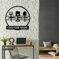 thumbnail image 4 of Craftnamesign Custom Gardening Tool Metal Wall Art LED Light, Custom Farming Name Sign Home Decor, 4 of 5