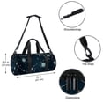 thumbnail image 5 of Constellation Yoga Bag Carry on Gym Luggage Sports Bag, Size 17.7 Inches with Interior Zipper Pocket - Large Capacity for Various Scenarios, 5 of 6