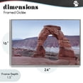 thumbnail image 4 of Stupell Industries Traditional Time's Sculpture Delicate Arch Gray Framed Giclee Art, 24 x 16, by Lori Deiter, 4 of 8