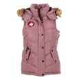 thumbnail image 4 of Canada Weather Gear Women's Puffer Vest with Faux Fur Trim Hood, 4 of 11
