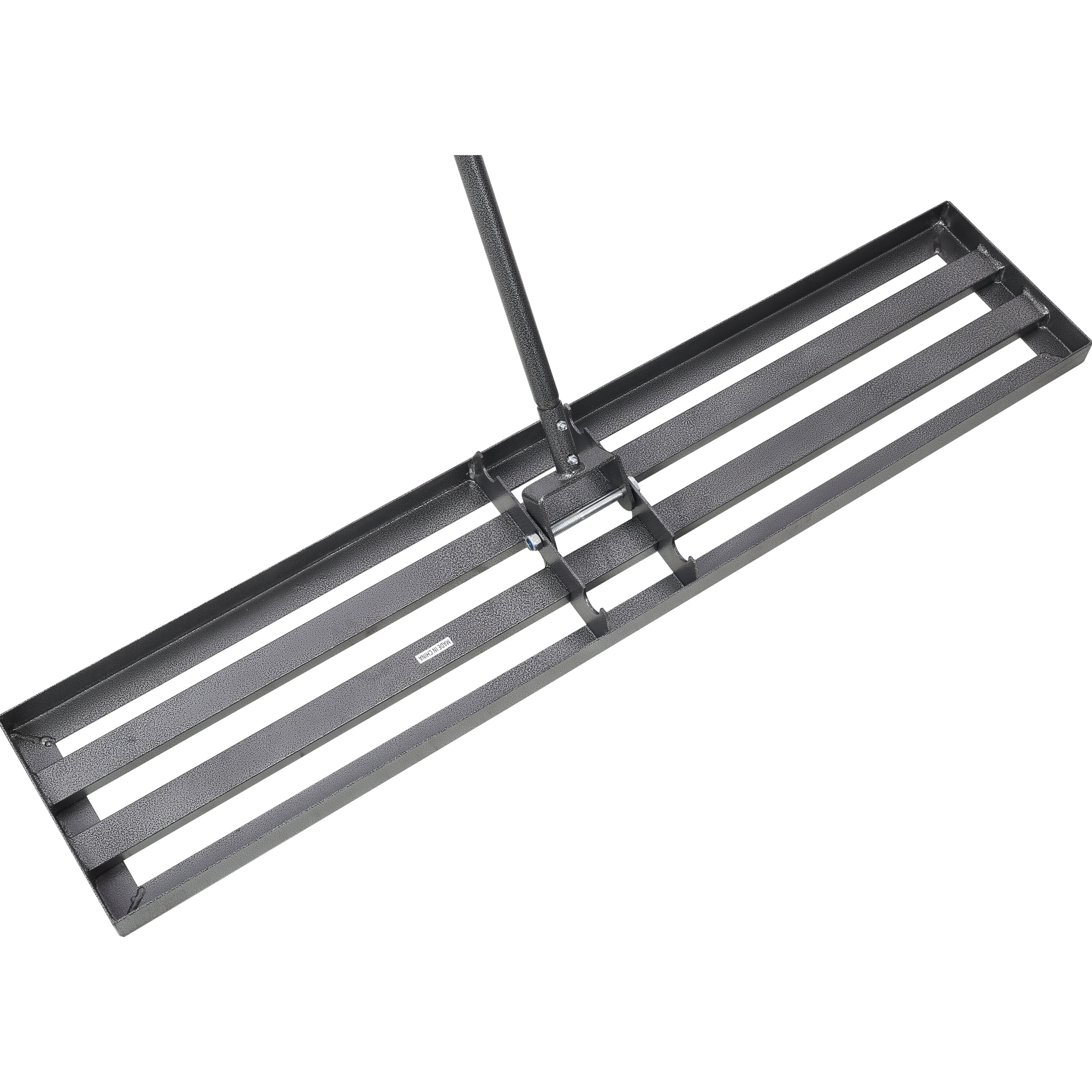 Lawn Leveling Rake, 48"x10" lawn Leveling Tool, Heavy Duty Effort Saving Lawn Level Tool, 7FT Steel Handle Lawn Leveler for Yard Garden Golf Course, Ease Level Soil Sand Dirt Surfaces and Fertilizer