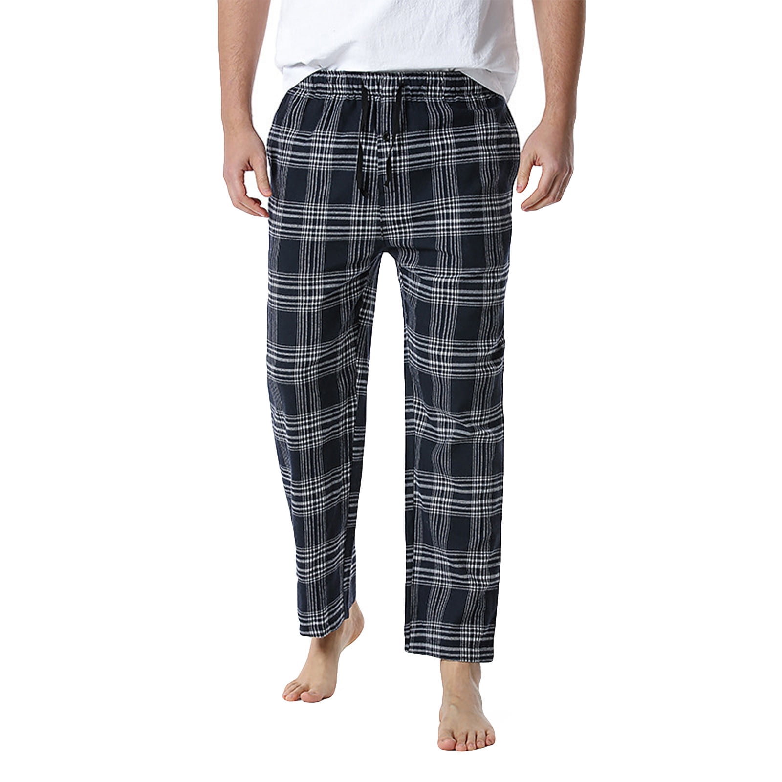 Mens Fleece Pajama Pants Sweat Pants Male Painters Pants Men'S Pajama