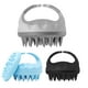 thumbnail image 4 of Naiovety Masajeador de silicona para el cuero cabelludo, cepillo exfoliante para la cabeza, masaje de ducha, herramienta para el crecimiento del cabello, Juegos de accesorios de baño Gris Naiovety HA047911-01B, 4 of 6