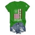 thumbnail image 5 of Womens Shirts Summer 250Th Anniversary Usa for Women 17762026 Patriotic American Flag V Neck T July 4Th Graphic Tee 250 Anniversary Usa Shirt Women Green M, 5 of 8
