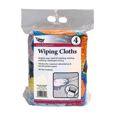 WIPING CLOTH ASST 4LB (Pack of 1)