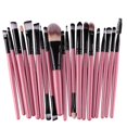 thumbnail image 1 of Set of 20pcs Cosmetic Makeup Brushes Set Powder Foundation Eyeliner Eyeshadow Lip Brush for Beautiful Female (Pink+Black), 1 of 4