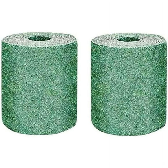 2 Pack Grass Seed Mat Roll, 10FT Biodegradable Grass Grow Mat, Grass Seed Mat Fertilizer Garden Picnic Gardening Lawn Planting Mat 20×300cm
