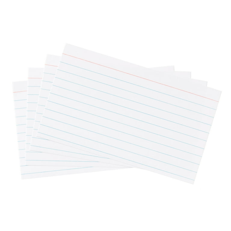Emraw Ruled Lined Colored Index Note Cards Heavy Weight Durable 3