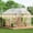 Clear 6x8, variant on Senfot Outdoor Sunroom, Aluminum Frame, Polycarbonate Panel, Enclosed Patio Greenhouse Shelter Dark Gray 6x8