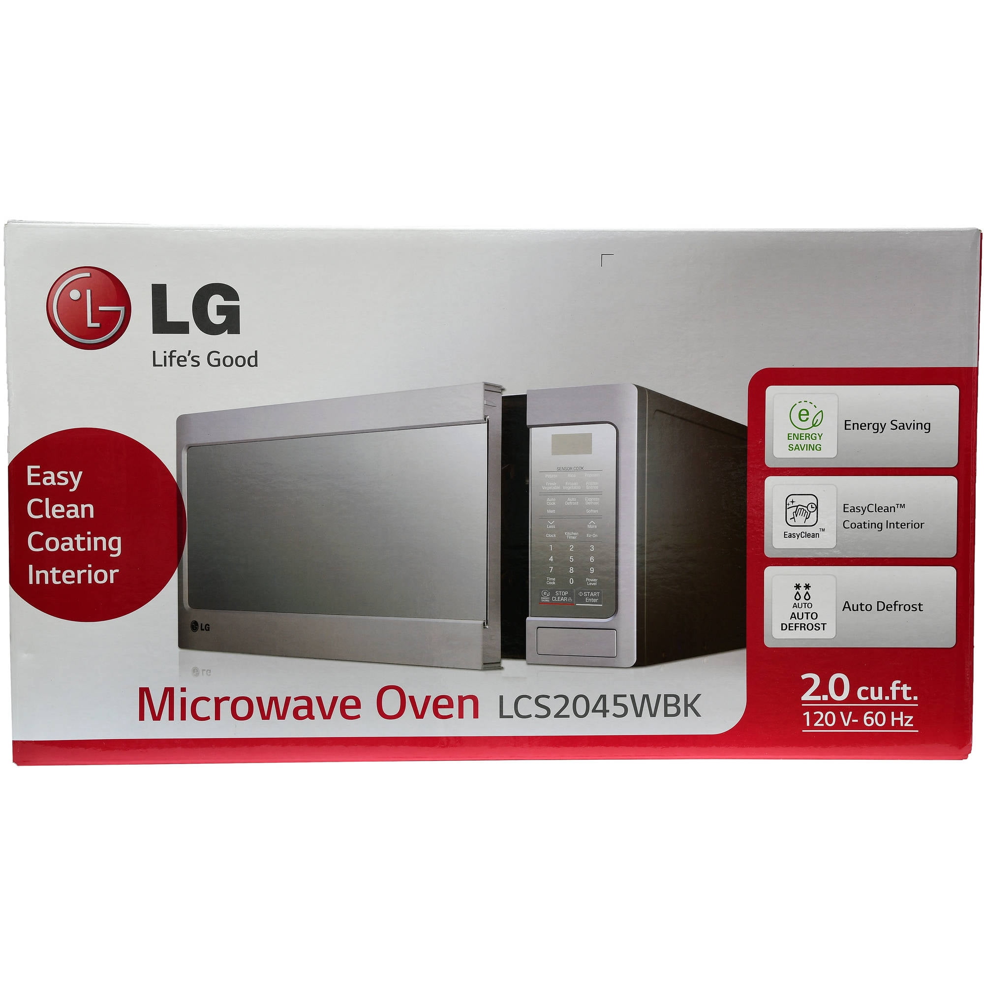 LG 2.0 Cu. Ft. Countertop Microwave Oven with Easy Clean