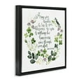 thumbnail image 3 of Stupell Industries Troubles Be Less Irish Proverbs Typography Painting Black Floater Framed Canvas Art Print Wall Art, 25 x 25, 3 of 9