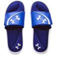 thumbnail image 3 of Under Armour Men's Ignite VI Slide Slides Versa Blue/Bauhaus Blue/White - 3022711-402, 3 of 5