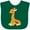 Green, variant on Inktastic Giraffe Boys or Girls Baby Bib