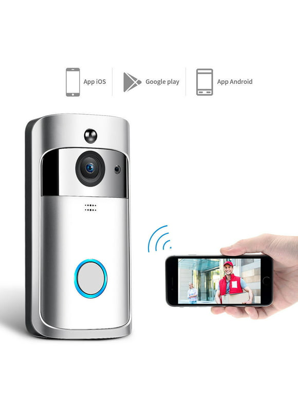 Wireless Doorbell Camera Smart WiFi Video Intercom Door Bell Video Call for Apartments Alarm Wireless Home Security Camera