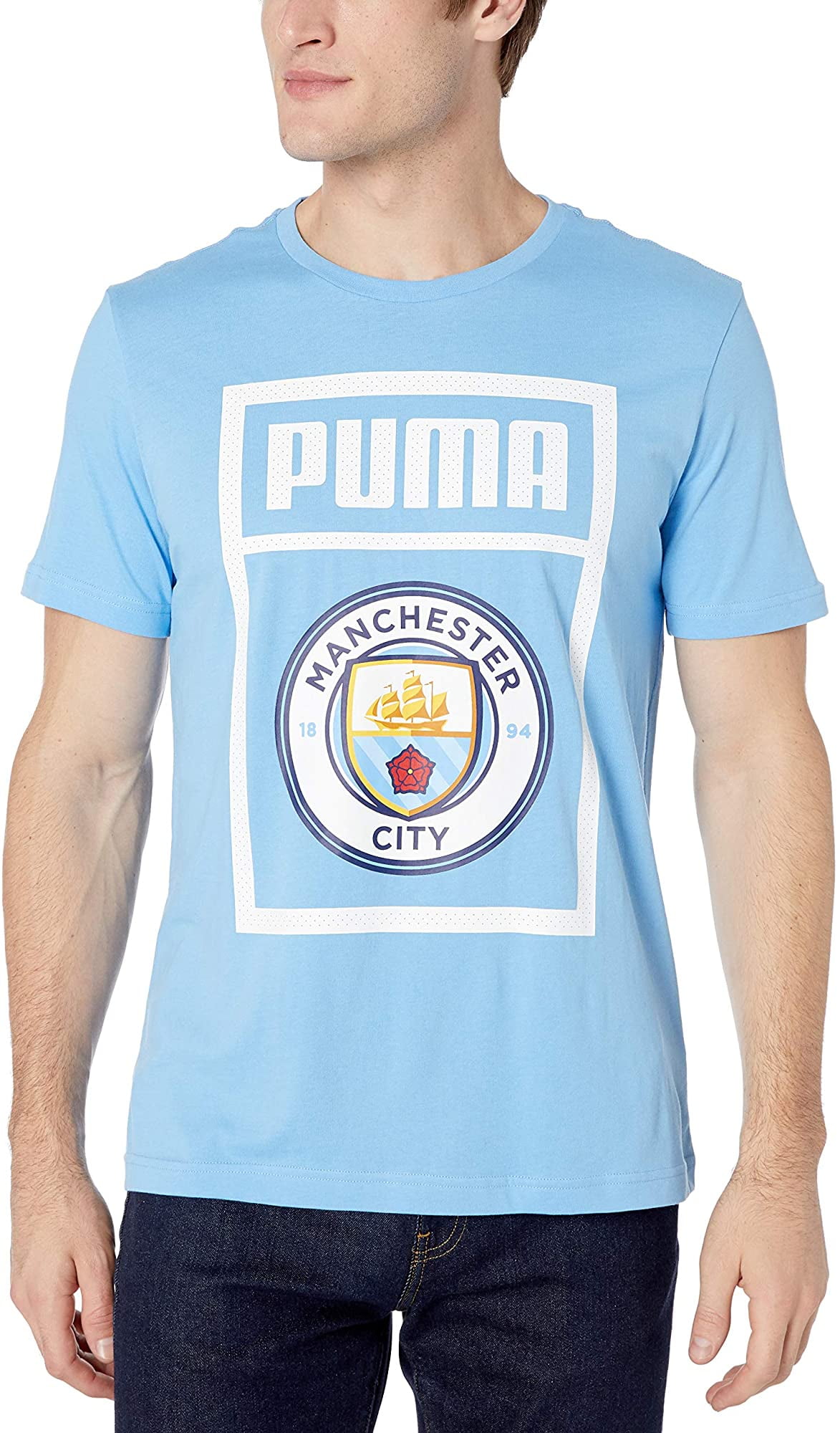 PUMA Mens Manchester City Fan T-Shirt 