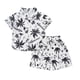 thumbnail image 1 of Odeerbi 1-8 Años Conjunto de Verano Para Niños de Hawaianos Camiseta de Manga Corta de Algodón Con Estampado Tropical Conjunto de Dos Piezas de Gráficos, 1 of 3