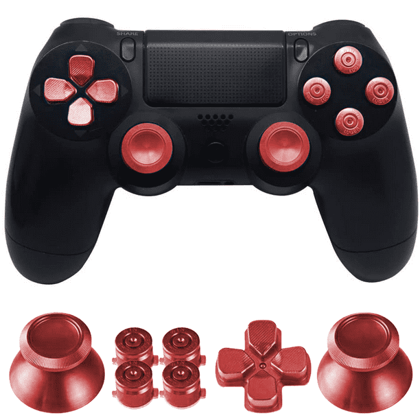 Metal Button For Playstation 4 Controller Aluminum Analog Thumb Stick And Bullet Button And D Pad Replacement Kit For Dualshock 4 Ps4 Slim Pro Controller Walmart Com Walmart Com Metal Button For Playstation 4 Controller Aluminum Analog Thumb Stick And Bullet Button And D Pad Replacement Kit For Dualshock 4 Ps4 Slim Pro Controller Walmart Com Walmart Com