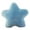 Blue, variant on Homerr Star-shaped Pillow Furry Heart Pillow Fluffy Star-Shaped Cushion Soft, Furry Design with Vibrant Color, Ideal for Home Decoration