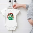 thumbnail image 5 of Airbrush Woodsy Owl Not A Dirty Bird Romper Boys or Girls Infant Baby Brisco Brands 12M, 5 of 6