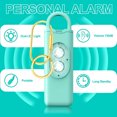 thumbnail image 2 of Alarma personal con luz estroboscopica led doble, sirena de sonido seguro portátil 130dB, llavero de alarma de seguridad de seguridad de autodefensa para mujeres niños niñas, 2 of 9