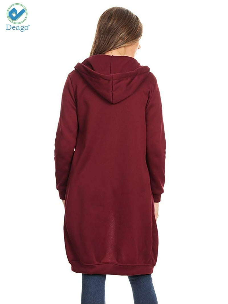 トップス S w zip hoodie long THEREDTHREAD / ザレッドスレッド】S w zip hoodie long