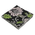 thumbnail image 5 of Soimoi Florals Print&nbsp;Precut 5-inch Cotton&nbsp;Fabric&nbsp;Quilting&nbsp;Squares&nbsp;Charm Pack DIY Patchwork Sewing Craft-Black, 5 of 7