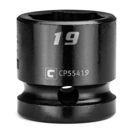 

Capri Tools 19 mm Stubby Impact Socket 1/2 in. Drive 6-Point Metric
