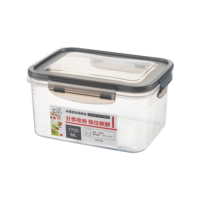 TIMIFIS Kitchen Faucets Kitchen Essentials 1Pack Kitchen Plastic Food Storage Containers,Reusablee Food Containers With Airtight Lids, BPA Free & 100% Leak-Proof , Microwave & Freezer