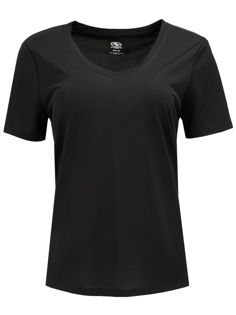 Athletic Works Women's Core V-Neck T-Shirt Sizes XS-XXXL