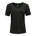 thumbnail image 5 of Athletic Works Women's Active Texture Knit V-Neck Tee, Sizes XS-XXXL, 5 of 8
